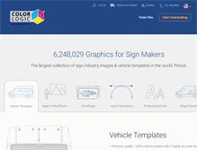 Tablet Screenshot of imagestore.color-logic.com